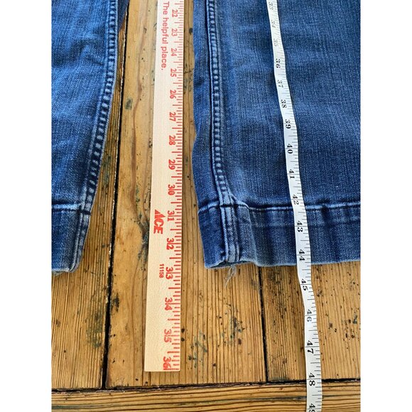 Idyllwind Womens‎ Flare Leg Blue Denim Jeans  2x36 Casual Stretch Fit 5-Pocket - Picture 5 of 8